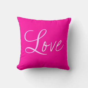 Almohada personalizada de lanzamiento de amor