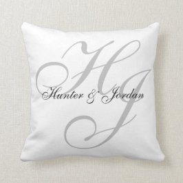 Almohada personalizada de las "iniciales"