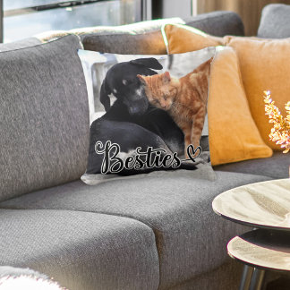 Almohada personalizada de las mejores amigas masco