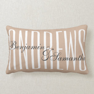 Almohada personalizada de los pares