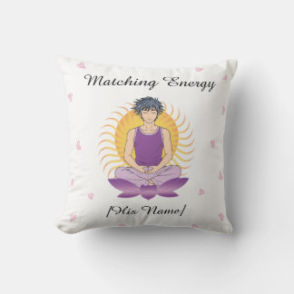 Almohada personalizada de mindfulness para él | No