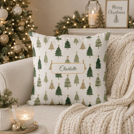 Almohada personalizada de Navidad minimalista mode