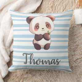 Almohada personalizada de panda lindo
