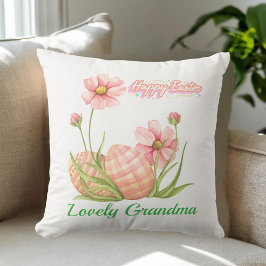 Almohada personalizada de Pascua con huevo de acua