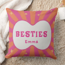 Almohada Personalizada de ráfaga solar "Mejores Am