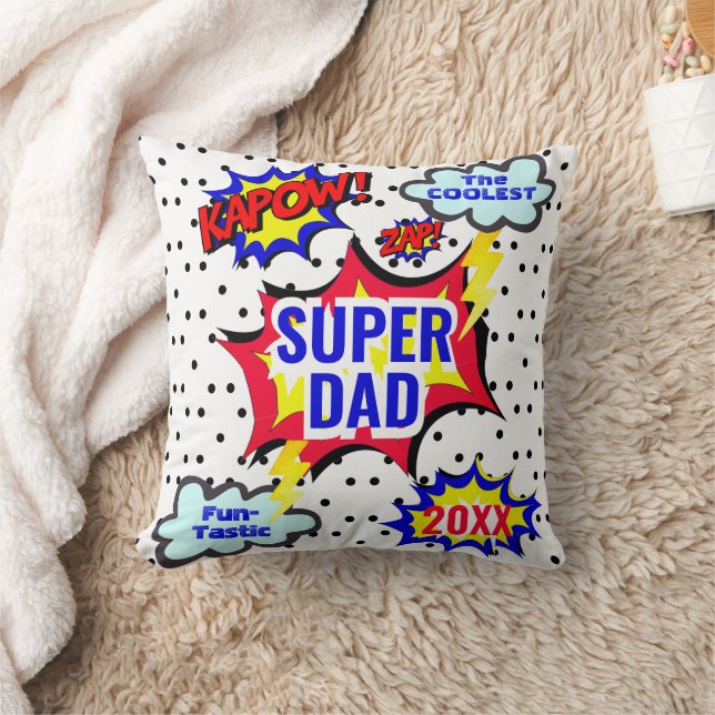 Almohada personalizada de superhéroe de cómic (Manta)