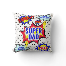 Almohada personalizada de superhéroe de cómic