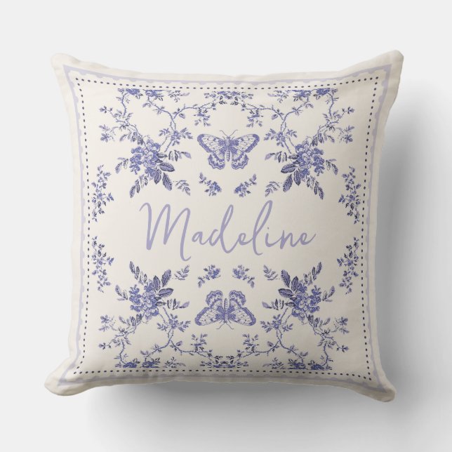 Almohada Personalizada de Toile Francés (Anverso)