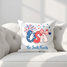 Almohada personalizada de USA