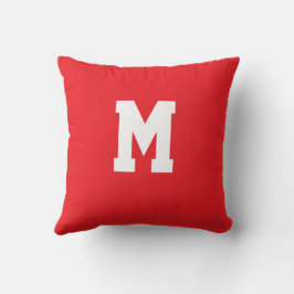Almohada personalizada del alfabeto