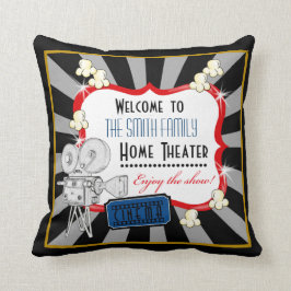 Almohada personalizada del cine del cine