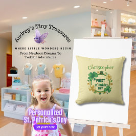 Almohada personalizada del Día de San Patricio par