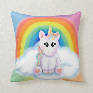 Almohada personalizada del unicornio
