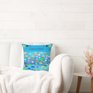 Almohada personalizada - diseño de pez - regalo id