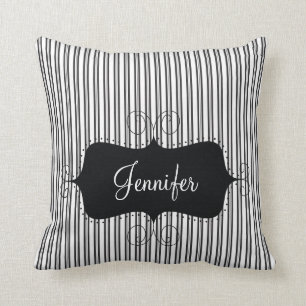 Almohada personalizada femenina elegante de las