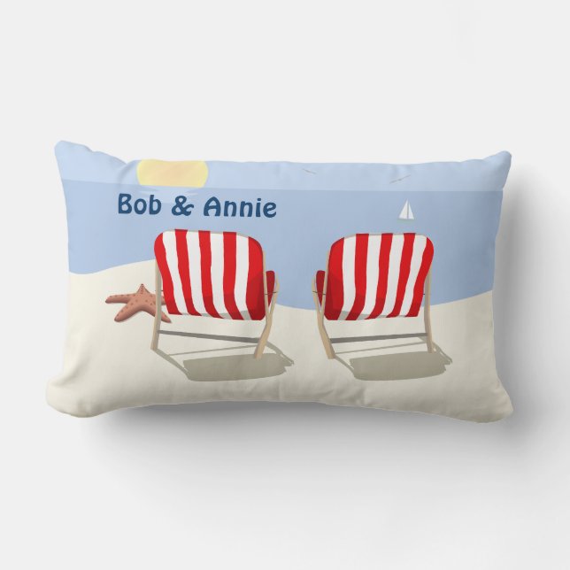 Almohada personalizada jubilada de la silla de (Anverso)