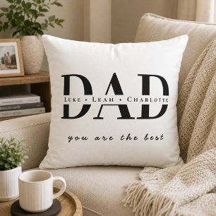 Almohada personalizada moderna para PAPÁ