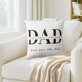 Almohada personalizada moderna para PAPÁ