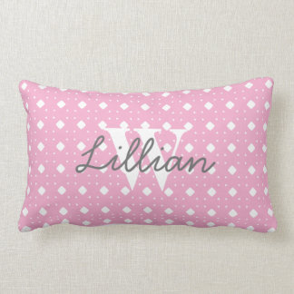 Almohada personalizada niña modelada rosa