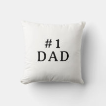 Almohada personalizada Número uno papá