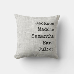 Almohada personalizada para abuela y mamá