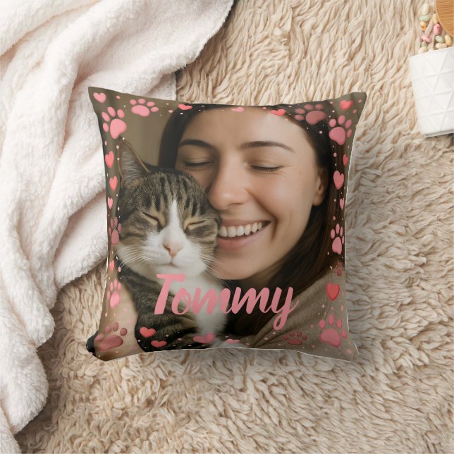 Almohada personalizada para amantes de mascotas co (Manta)