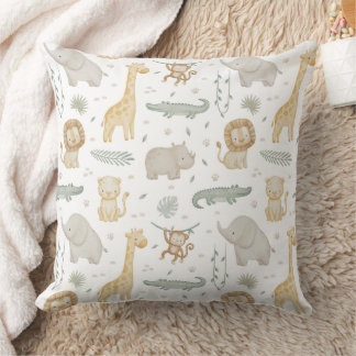 Almohada personalizada para bebé de animales de sa