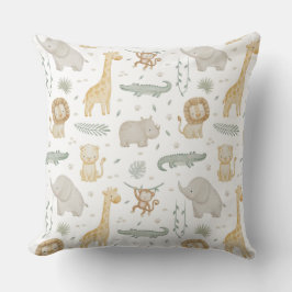 Almohada personalizada para bebé de animales de sa