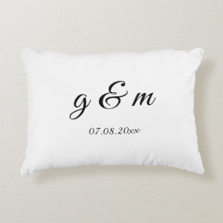 Almohada personalizada para boda – Letra personali