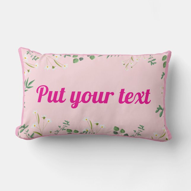 Almohada personalizada para casa y dormitorio (Anverso)