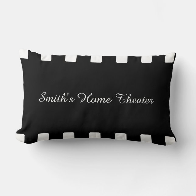 Almohada personalizada para cine en casa (Anverso)