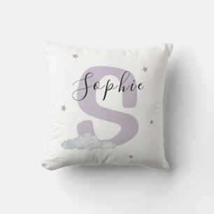 Almohada personalizada para cuarto de bebé con nom