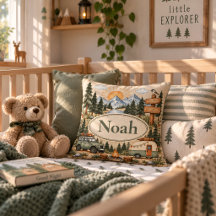 Almohada personalizada para el cuarto de bebé con