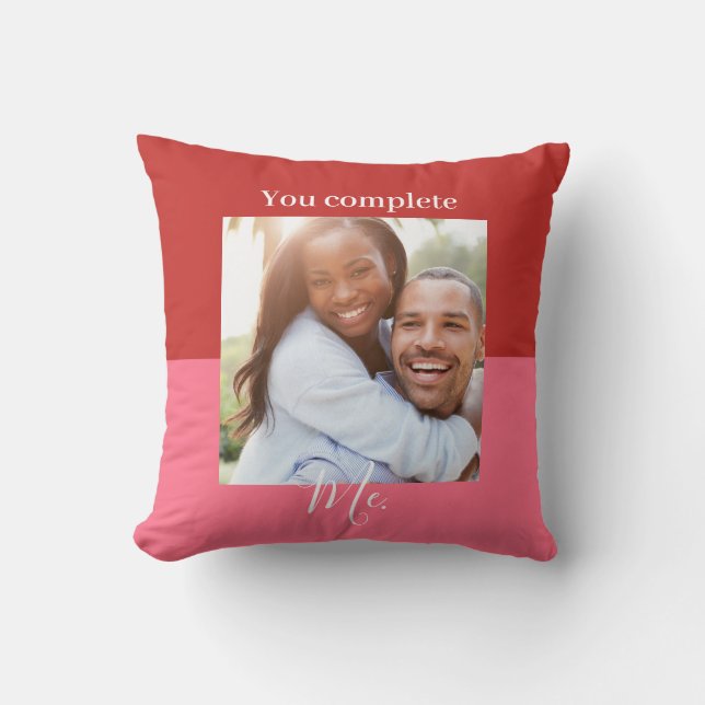 Almohada personalizada para el día de San Valentín (Anverso)