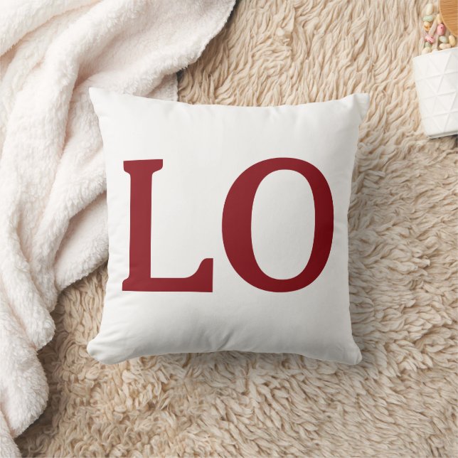 Almohada personalizada para el Día de San Valentín (Manta)