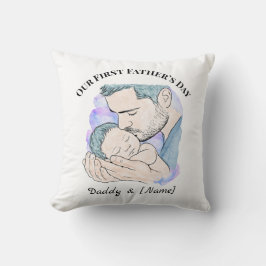 Almohada personalizada para el primer Día del Padr
