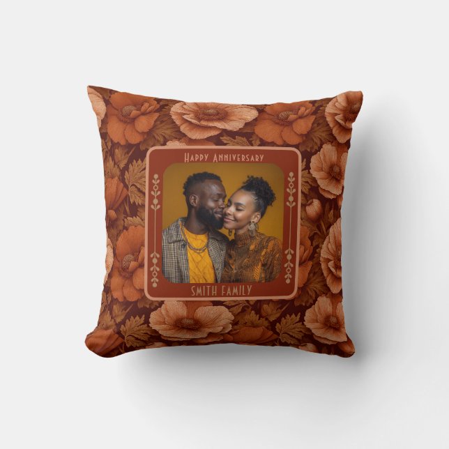 Almohada personalizada para esposa en su boda (Anverso)