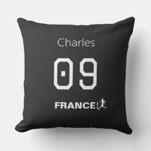 Almohada personalizada para fanático del fútbol de