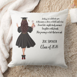 Almohada personalizada para graduación