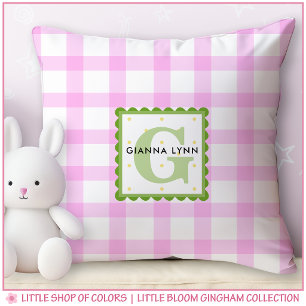 Almohada Personalizada para Guardería con Monogram