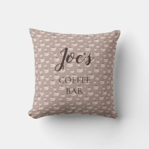 Almohada personalizada para la estación de café