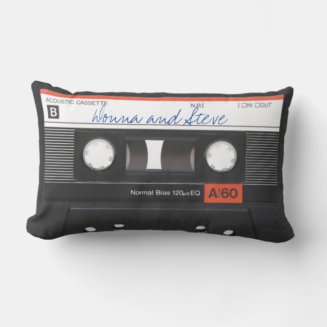 almohada personalizada para la mezcla de cintas (Anverso)