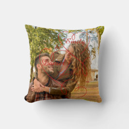 Almohada Personalizada para Pareja | Foto y Nombre