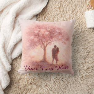Almohada personalizada para parejas románticas