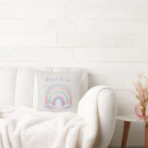 Almohada personalizada Pastel Rainbow para ser mad