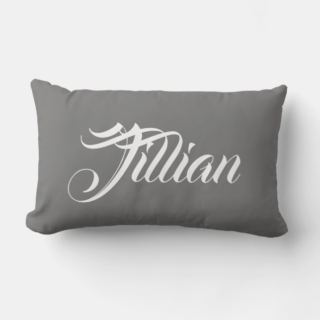 Almohada personalizada: personalizar con nombre (Anverso)