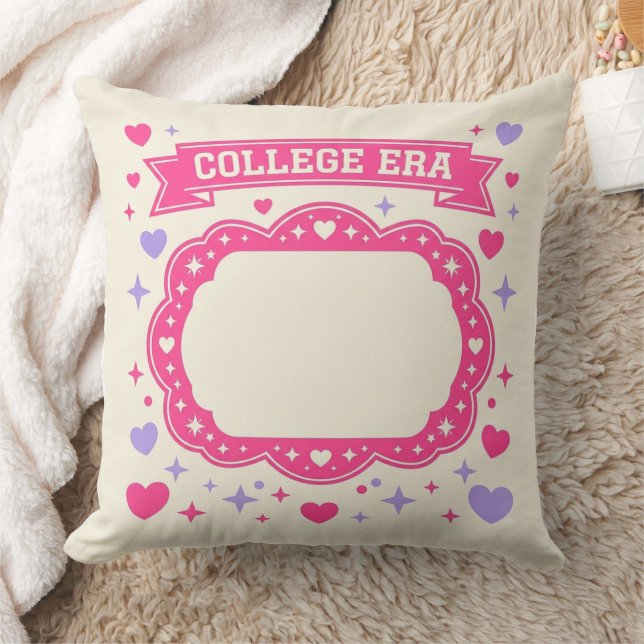 Almohada personalizada universitaria con estilo Y2 (Manta)