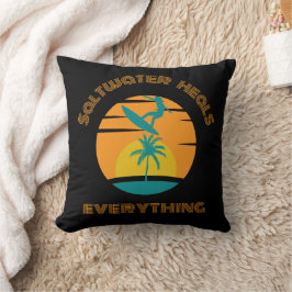 almohada personalizado para los amantes del surf