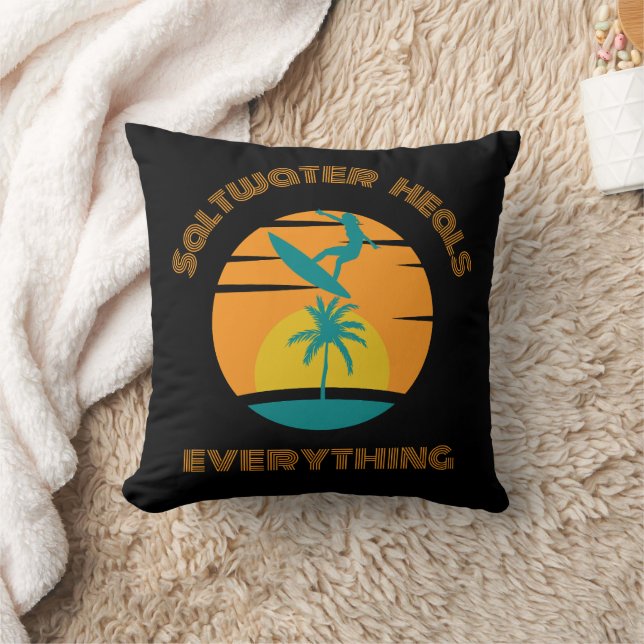 almohada personalizado para los amantes del surf (Manta)