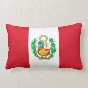 Almohada peruana de la bandera